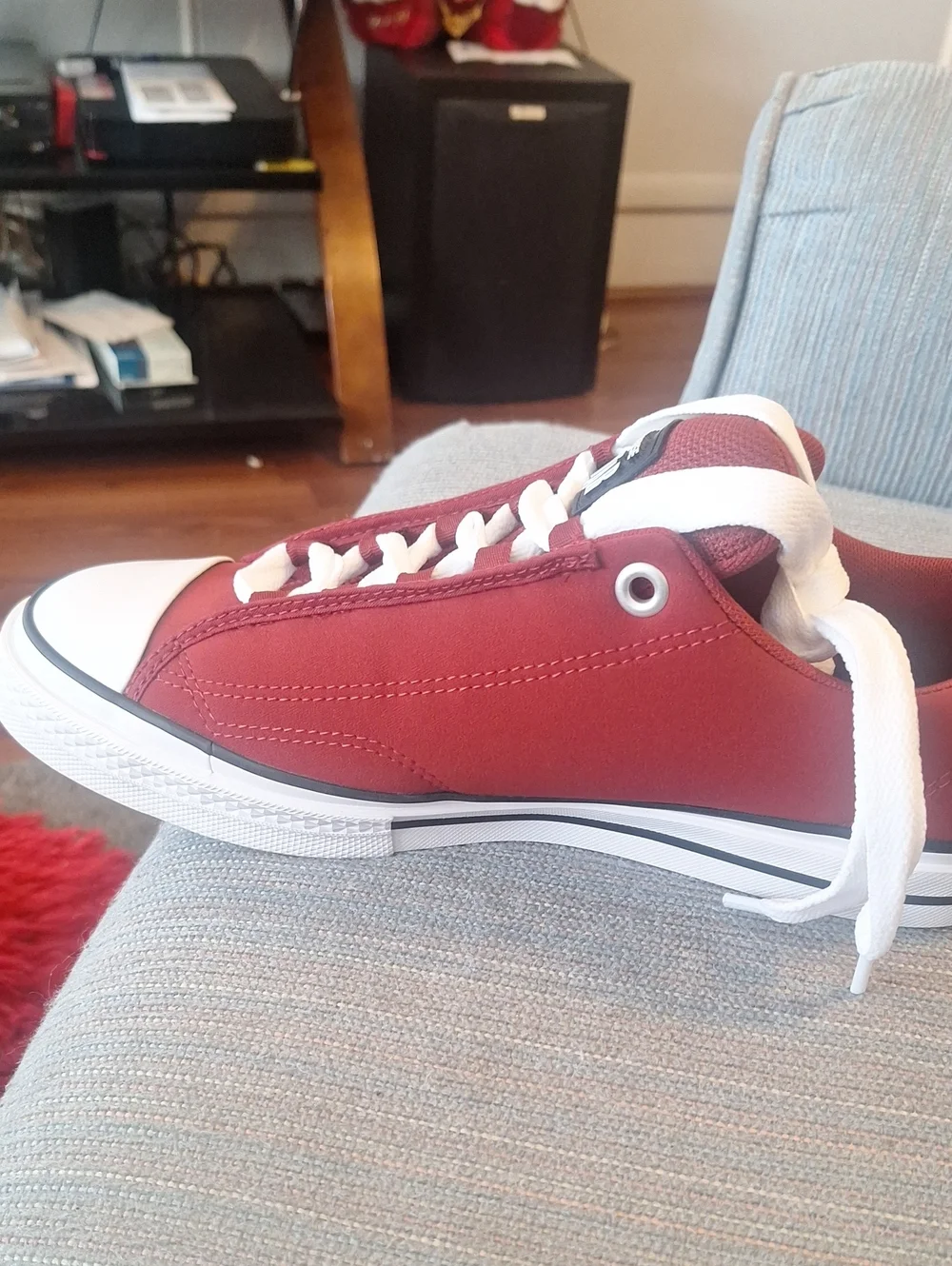 Converse Kids' Red Low Top Sneakers - Classic All Star
